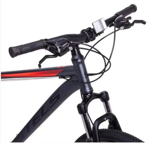 Велосипед Stels Navigator 700 MD 27.5\" F020 (серый/красный). - миниатюра 2