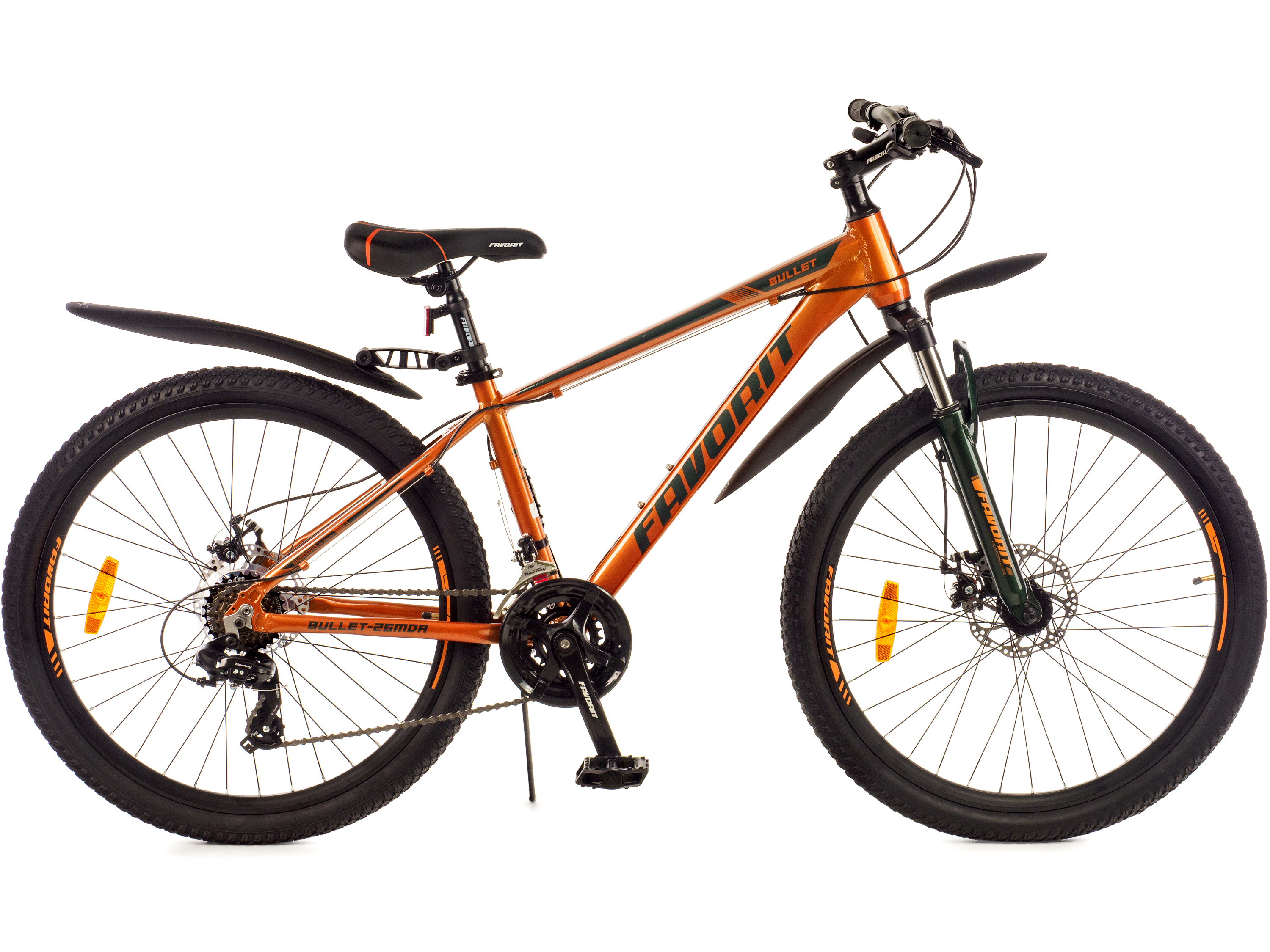 велосипед FAVORIT  BULLET-26MDA, BUL26MD15OR-AL