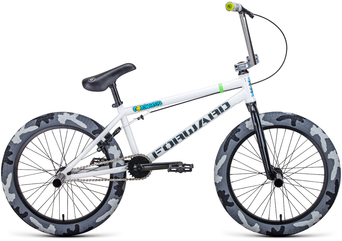 Велосипед FORWARD ZIGZAG 20 (20" 1 ск) белый