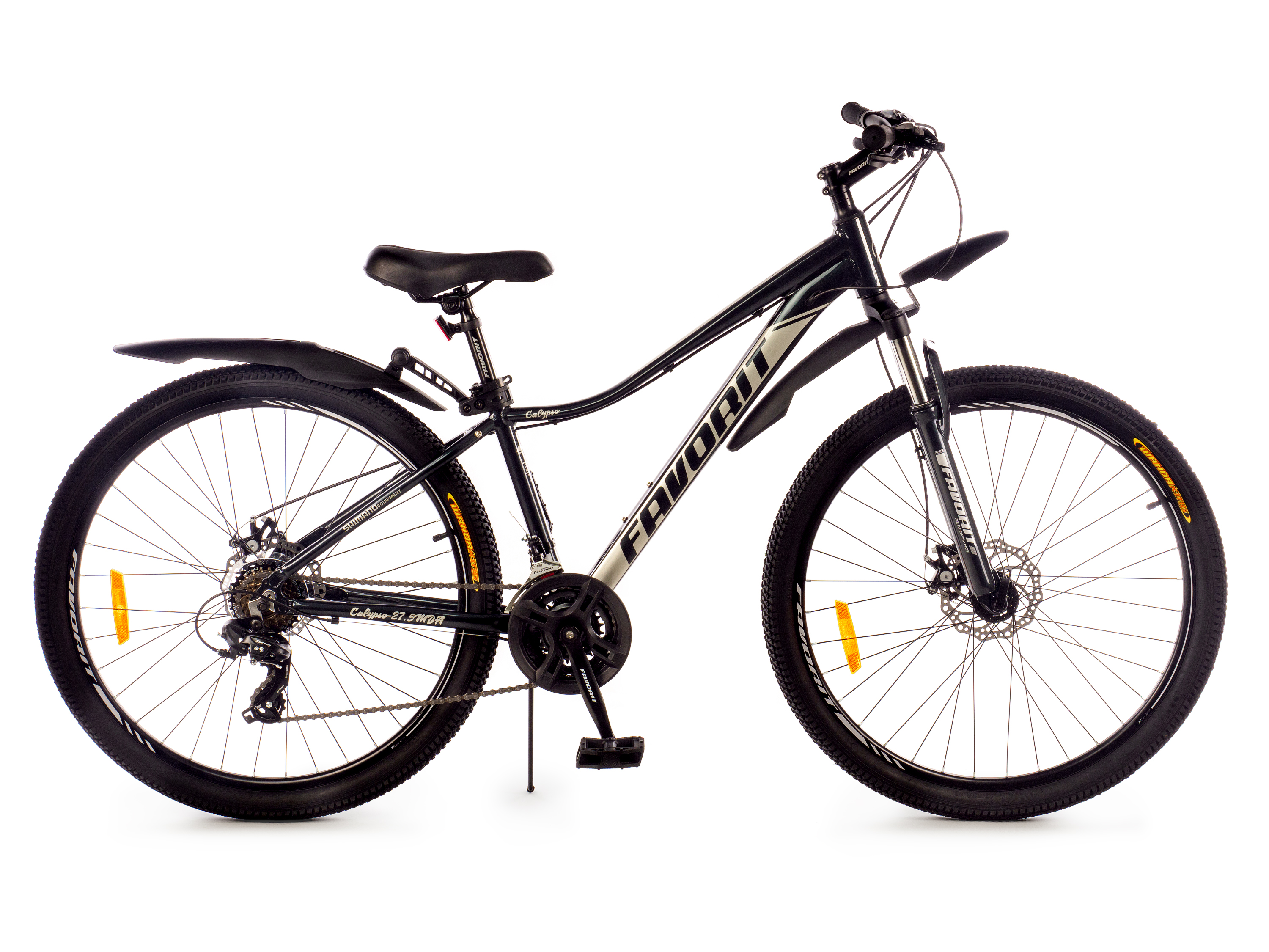 Велосипед FAVORIT CALYPSO-27.5MDA, CLP27MD15BK-AL алюм